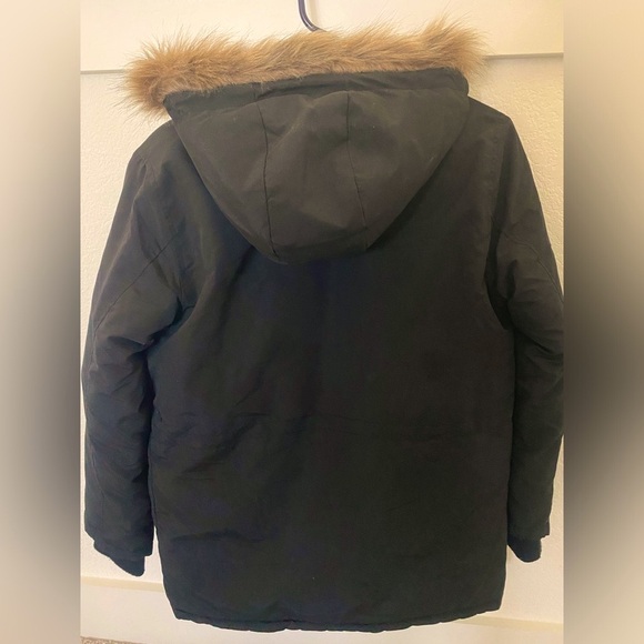 Go-Warm Faux-Fur-Trim Hooded Parka Coat - Picture 3 of 3